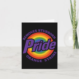 Carte Retirer les taches orange têtues résister à Trump 