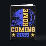 Carte Retour 2025 Hoco Football Maman Fille Bleu Or<br><div class="desc">Retour 2025 Hoco Football Maman Fille Bleu Or Vibes</div>