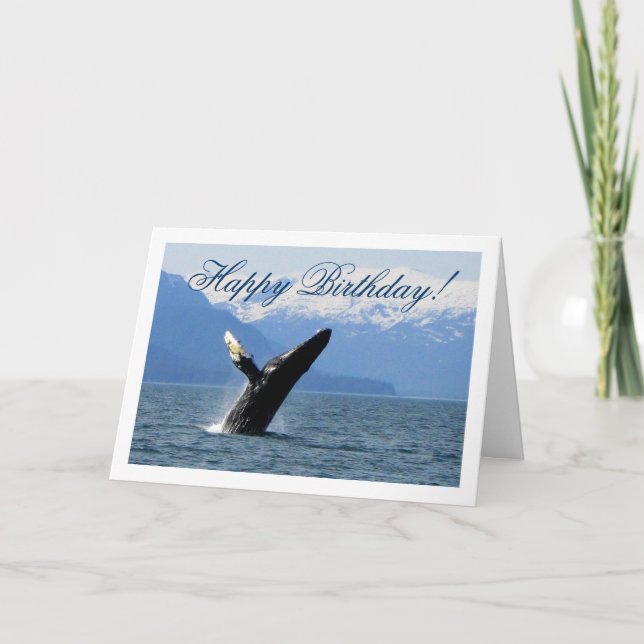 Carte Retour à la bosse d'atteindre; Joyeux anniversaire (Devant)