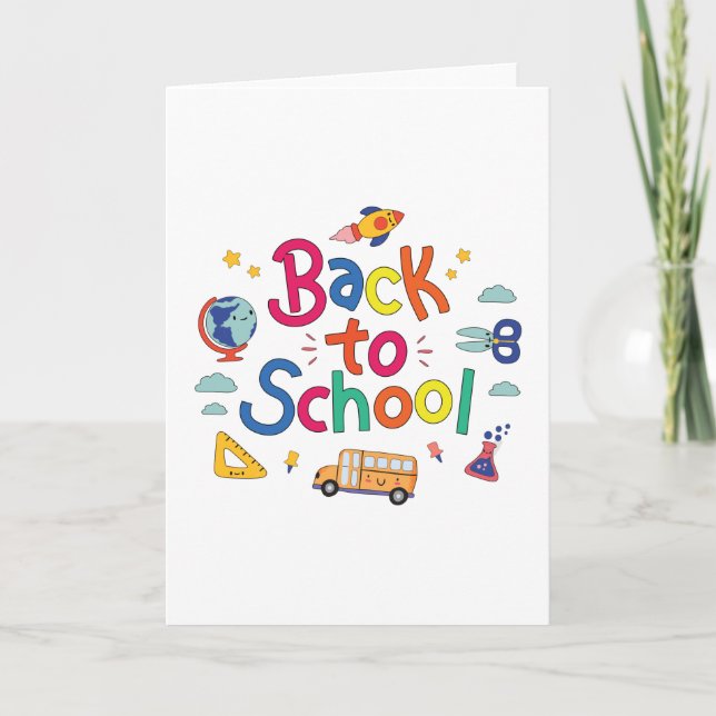 Carte Retour à l'école (Devant)