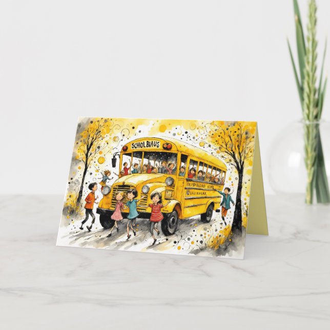 Carte Retour à l'école (Devant)