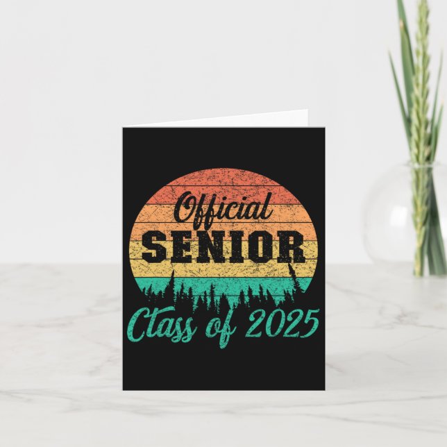 Carte Retour À L'École4 Senior 2025 (Devant)