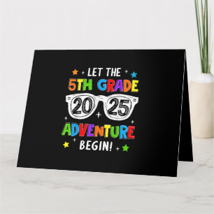 Carte Retour À L'École 2025 Laissez L'Aventure De 5E Ann