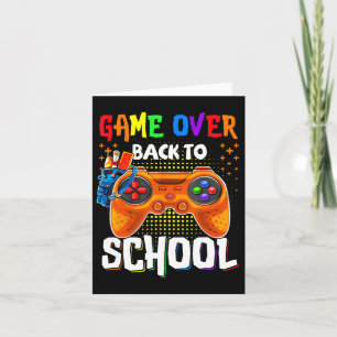 Carte Retour À L'École Fun Jeu Sur L'Étudiant Consenté