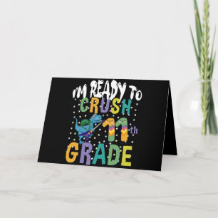 Carte Retour à l'école Je suis prêt à déchirer 11e année