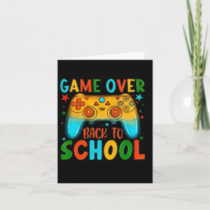 Carte Retour À L'École Jeu Amusant Sur L'Étudiant