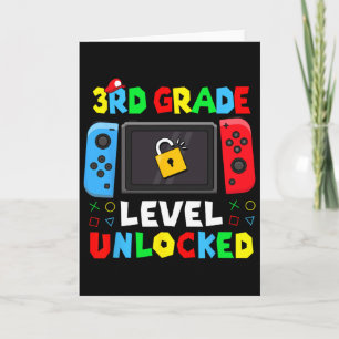 Carte Retour à l'école Niveau 3e année Débloqué Gamer En