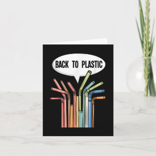 Carte Retour Aux Pailles En Plastique Président Trump Di