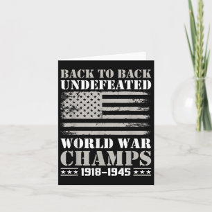 Carte Retour Retour Retour Guerre Mondiale Indéférée Cha