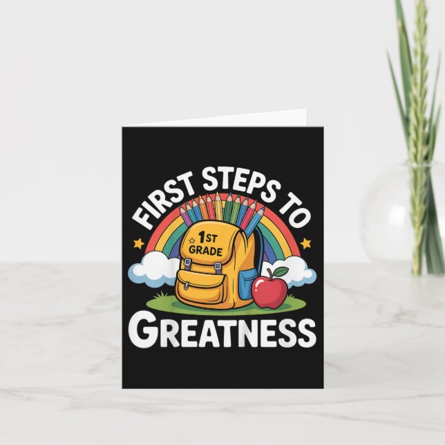 Carte Retourner À L'Équipement Scolaire Pour Les Enfants (Devant)