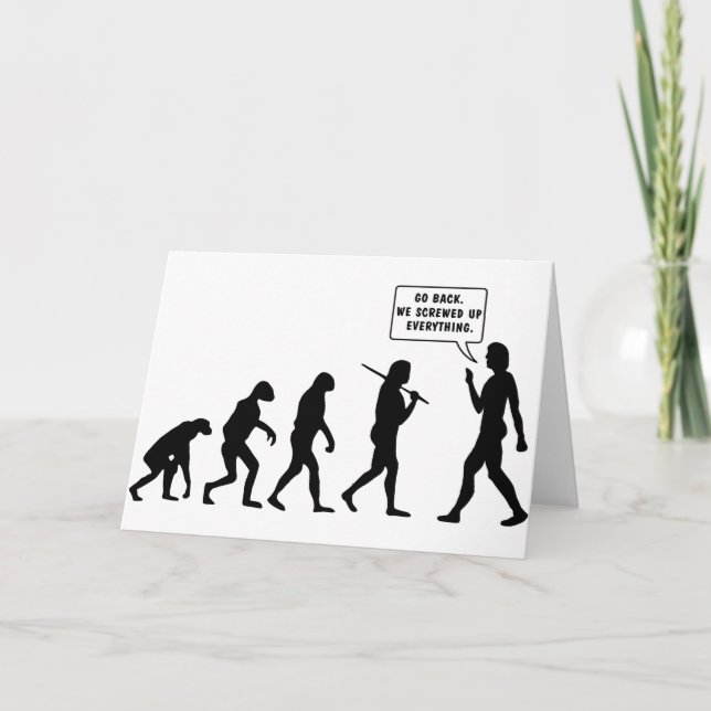 Carte Retourner Nous Avons Tout Écrasé (Devant)