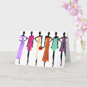 Carte "Retournez dans le temps, brille dans le présent."