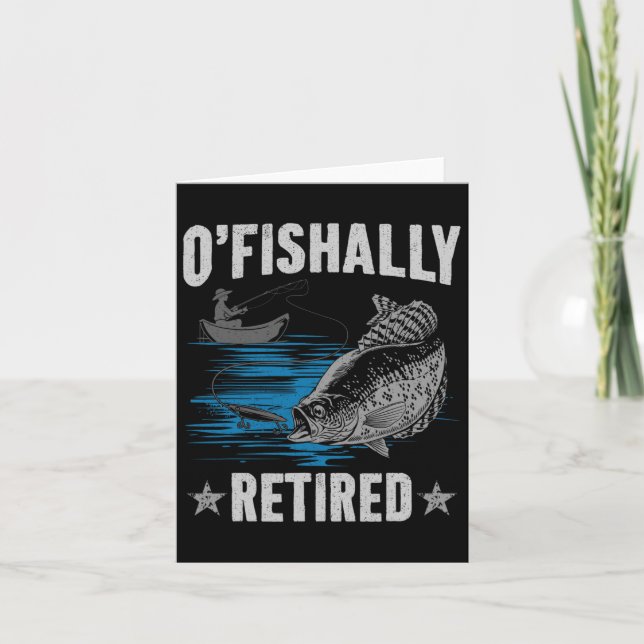 Carte Retraite 2025 Pêcheur O-fish-ally Reti (Devant)
