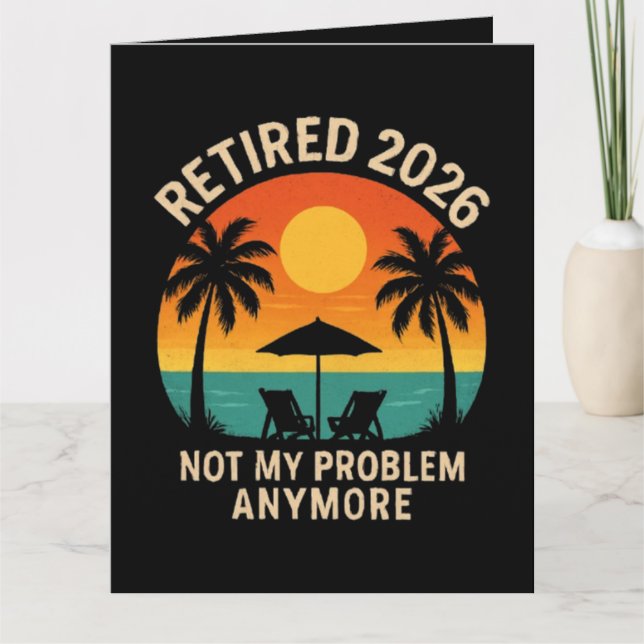 Carte Retraité 2026 Plus Mon Problème (Devant)