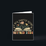 Carte Retraité 2026 Un Nouveau Chapitre Commence Retrait<br><div class="desc">Retraité 2026 Un Nouveau Chapitre Commence Enseignante Retraitée Femmes</div>