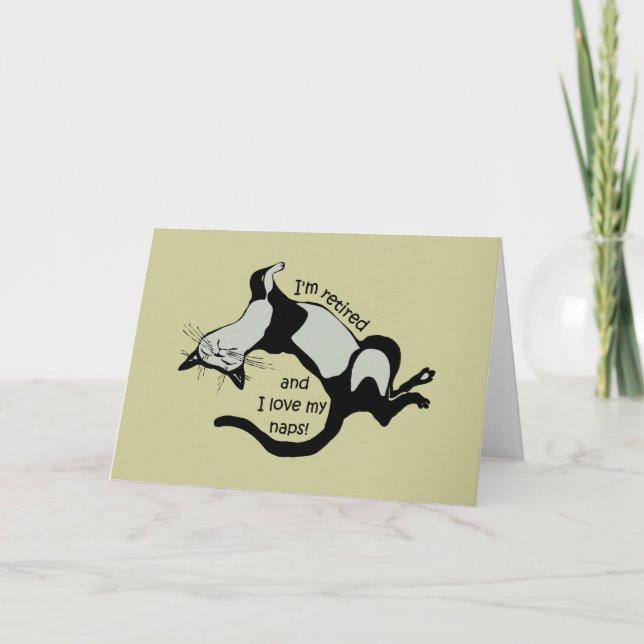 Carte retraite amusante (Devant)