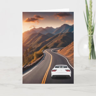 Carte Retraite de la route de montagne