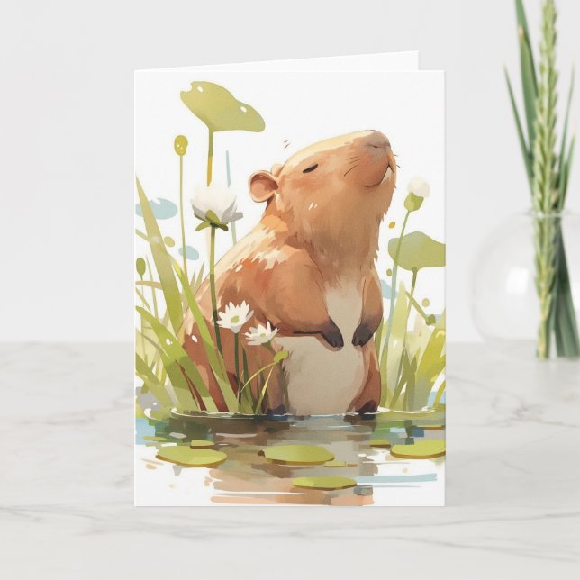 Carte Retraite de l'étang des capybaras (Devant)