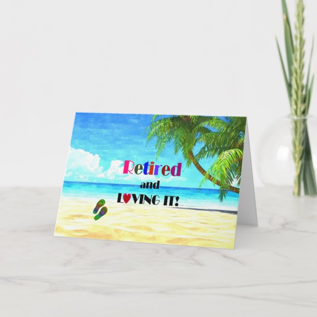 Carte Retraité et l'amour! (Devant)