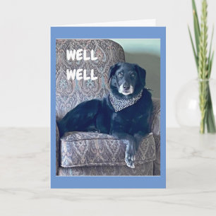 CARTE **RETRAITE** FÉLICITATIONS DE WOOF WOOF