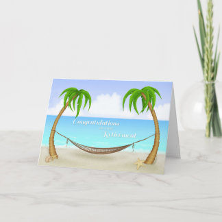 Carte Retraite, Hamac, Palmiers