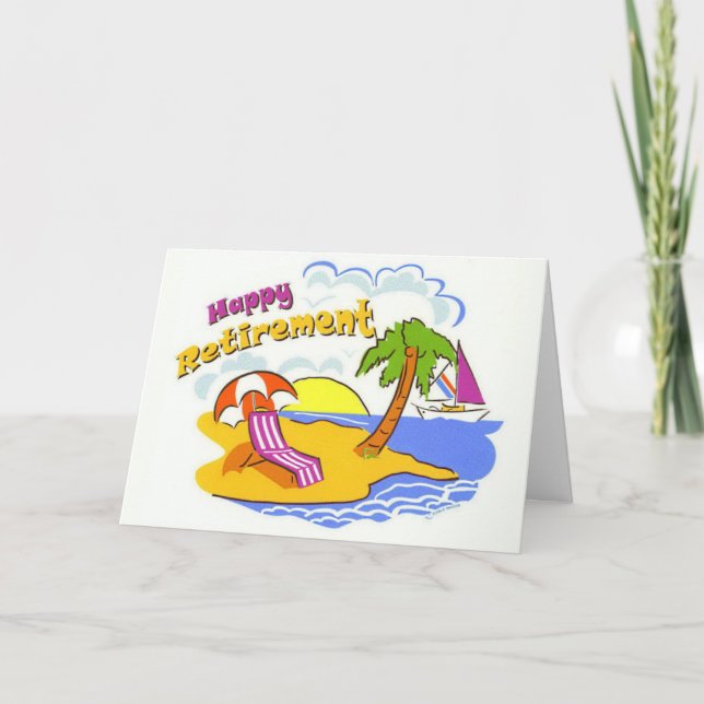 Carte retraite heureuse (Devant)