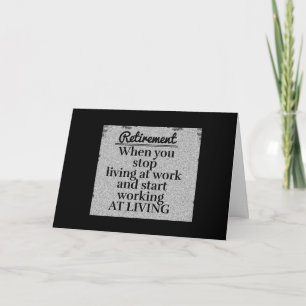 CARTE ***RETRAITE***LE TEMPS DE FAIRE CE QUE VOUS VOULEZ