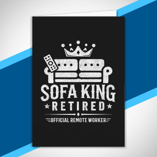 Carte Retraite - Retraité Sofa King - Retraite