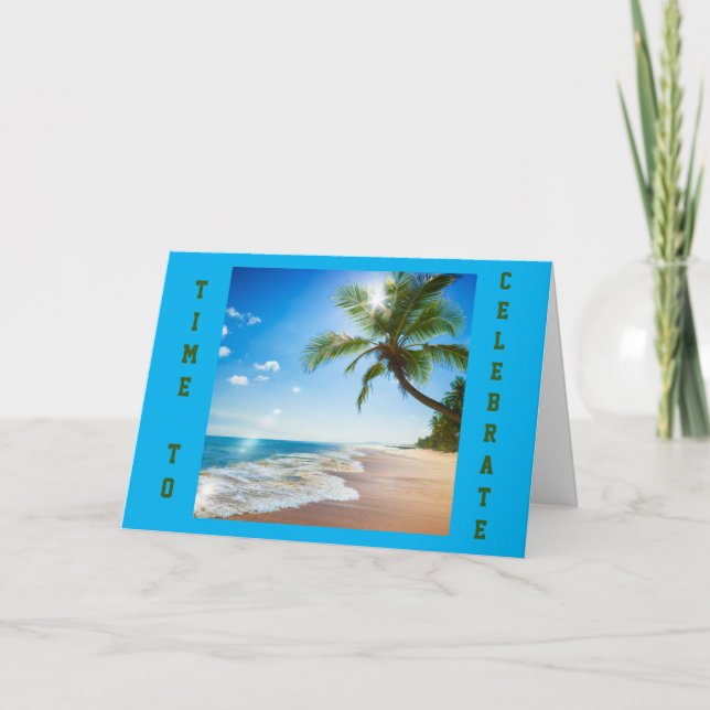 CARTE **RETRAITE** TEMPS POUR "PROFITER DE LA VIE" FÉLIC (Devant)