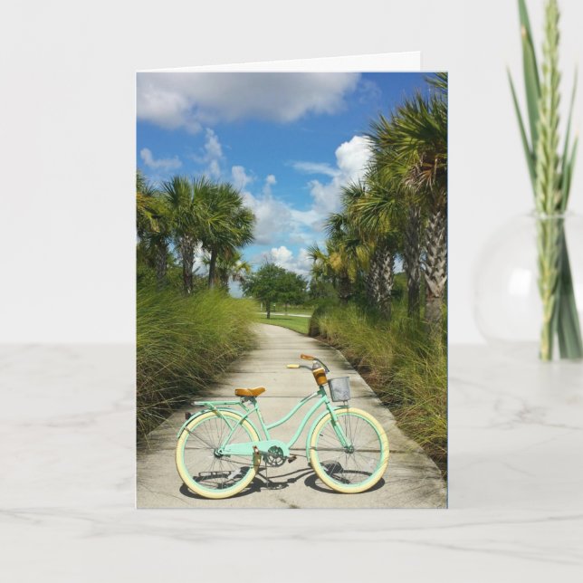 Carte Retraite - Vélo & Palm Trees Solivita Floride (Devant)