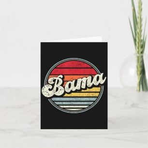 Carte Retro Alabama Accueil Cool d'Etat les années 70 St