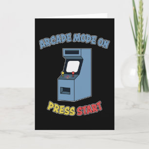 Carte Retro Arcade Video Game Machine Retro Games Cadeau