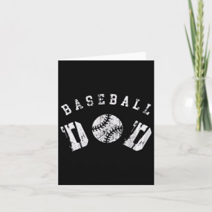 Carte Retro Baseball Papa Bonne Fête des pères Pour Homm