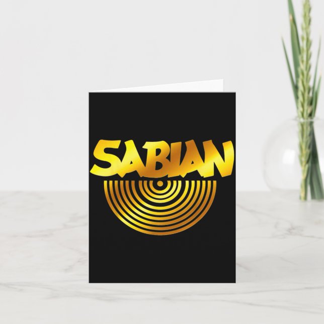 Carte Retro Basic Yellow Sabian Quote Funny Vintage  (Devant)