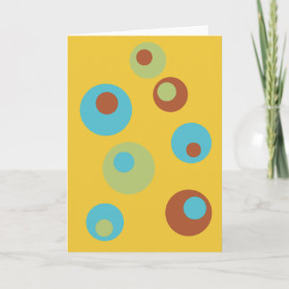 Carte Retro Blank Folded Greeting Card