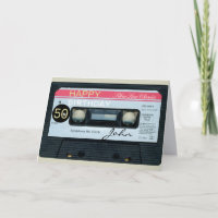 Rétro C Audiotape 50e anniversaire recto-verso Nom