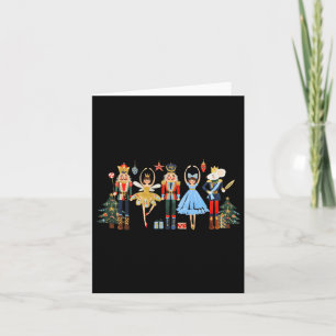 Carte Retro Casse-Noisette Ballet Arbre De Noël S Pour F