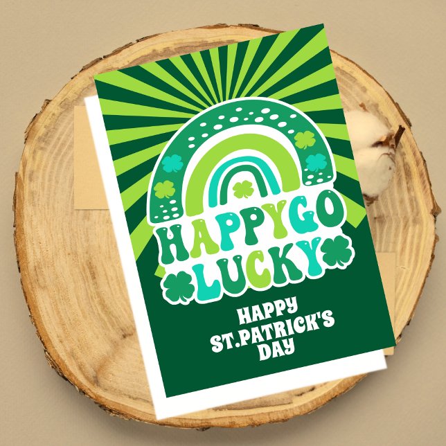 Carte Rétro Chanceux Saint-Patrick (Créateur téléchargé)