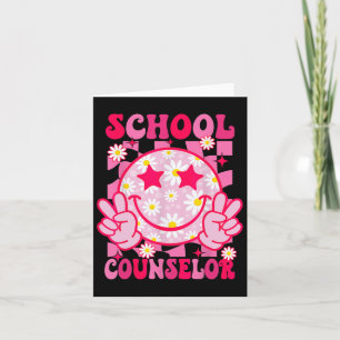 Carte Retro Conseiller scolaire Retour À L'École Enseign
