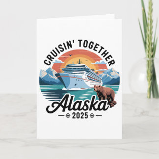 Carte Retro Cruisin Ensemble Alaska 2025 Famille Assorti