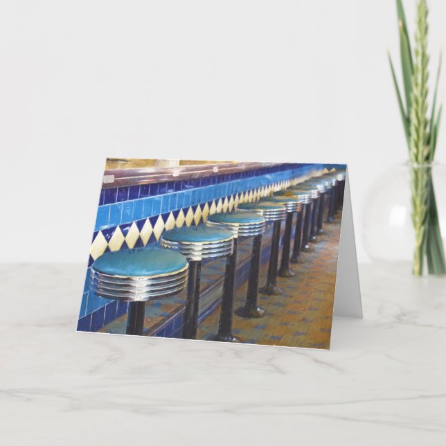 Carte Retro Diner impressionism (Devant)