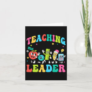Carte Retro Enseigner de futurs leaders Enseignant Super