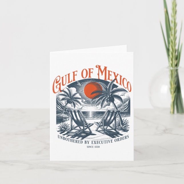 Carte Retro Eté Golfe Du Mexique Forever Beach Golfo De (Devant)
