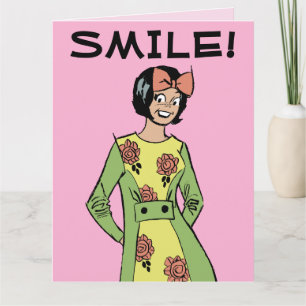 CARTE RETRO FUNNY FUNNY BANTHDAE GREETING CARD