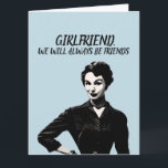 CARTE RETRO FUNNY FUNNY BANTHDAY FEMELLE FRIEND CARD<br><div class="desc">AMIE,  NOUS SERONS TOUJOURS AMIS. VOUS EN SAVEZ TROP ! BONNE CARTE D'ANNIVERSAIRE.</div>