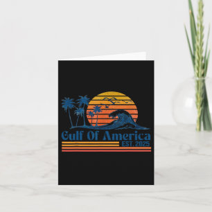 Carte Retro Gulf Of Usa America 2025 Drôle Trump