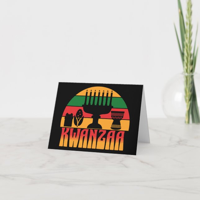Carte Retro Kwanzaa (Devant)