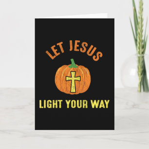 Carte Rétro Laissez Jésus Éclairer Votre Voie Cadeau Chr