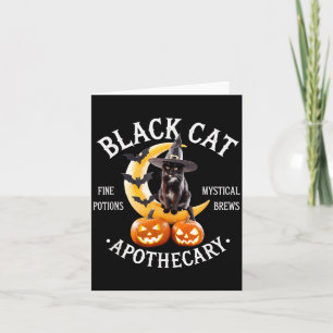 Carte Rétro M Le Chat Halloween Pour Femmes Chat Noir 1