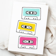 Rétro musique cassettes vierge à toute occasion